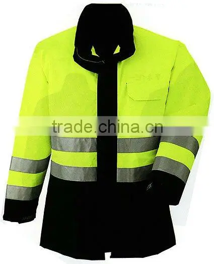 High Visibility Waterproof Fabric Safety Workwear