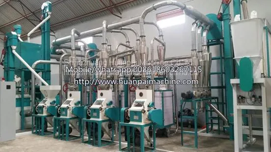 Maize Flour Mill Machine 50T 100T Corn Grain Milling Plant Price in Zambia Kenya photo-2