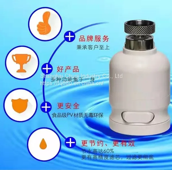 Filter, Purify Water and Pressurize Shower. 360 Degree Rotation photo-2