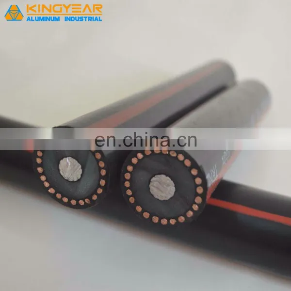 2/0AWG Aluminum/Copper Conductor 15kV URD 133% TR-XLPE/PVC Insulated Medium Voltage Primary URD Cable photo-4