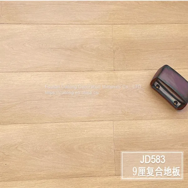 9mm Laminate Floor MDF Floor Engineering Floor Wooden Floor Brick Wood Floor Foshan Wholesale photo-2