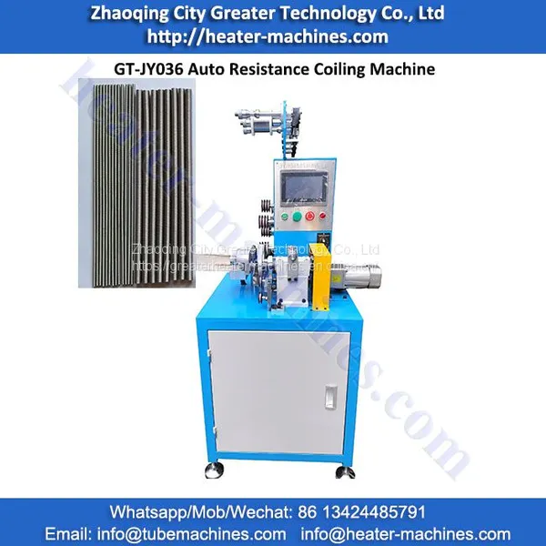 GT-JY036 Auto Resistance Winding Machine Single Wheel 1-3wires Heater Winding Machinery photo-2