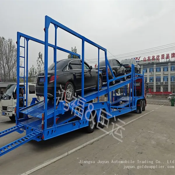 Car Transport Vehicle, 6-seater, Car Transport Trailer, Famous Chinese Brand Hongfu photo-4