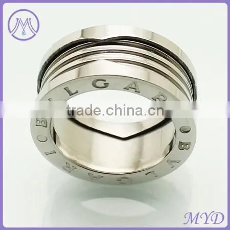 Professional Factory Wholesale Fashion Ring Greek Key Stainless Steel Ring photo-5