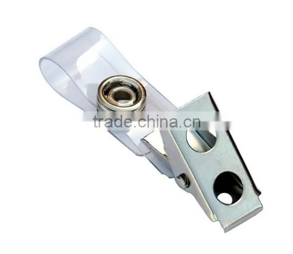 Small Badge id Card Holder Clip Metal Clip photo-4