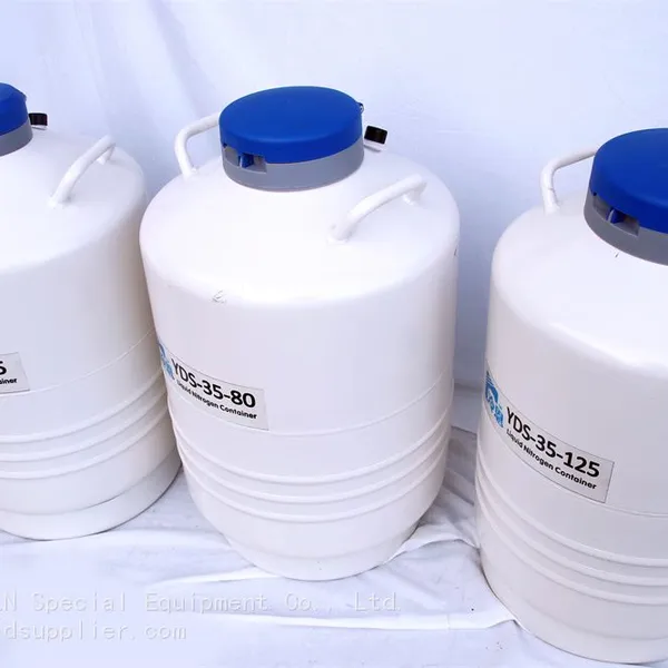 Liquid Nitrogen Container Testing Samples With Yds-35-80 in Medical Labs photo-5
