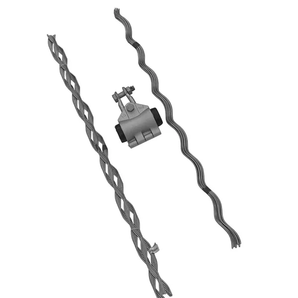 ADSS Suspension Cable Tension Clamps for Optical Cables Preformed Armored Pole Suspension Clamps photo-5
