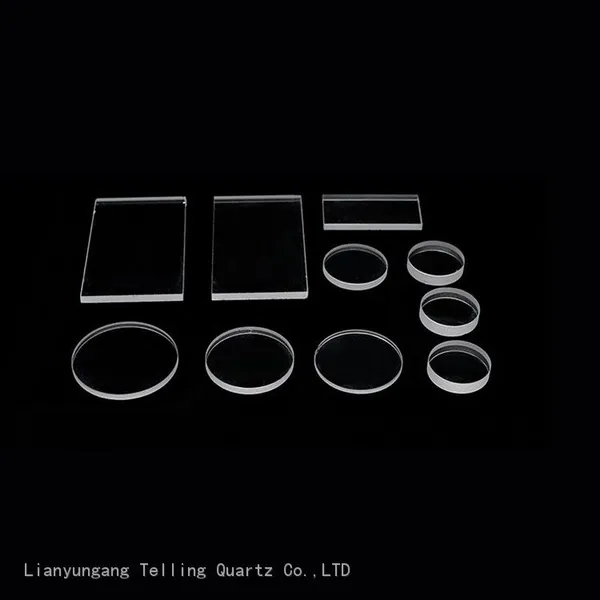 20mm Thick Round Quartz Plate Quartz Glass Disk Quartz Sheet photo-2