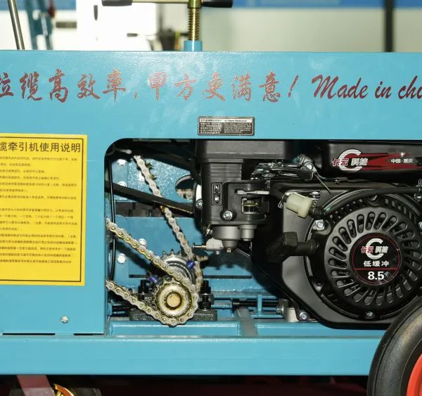 Heavy-Duty 3000N Gasoline Optical Cable Tractor Changyun No.1 With Recoil Start for Long-Distance Pulling photo-2