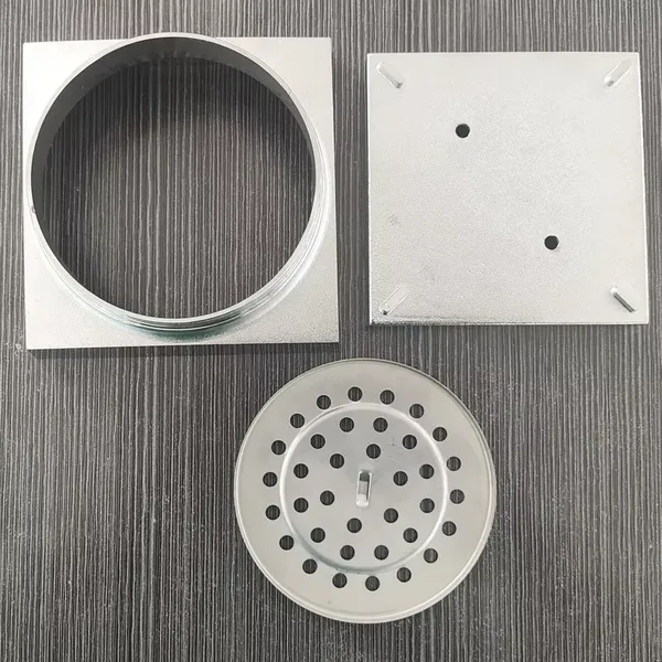 Modern Polished Brass Hidden Tile Insert Drain Filter for Hotel Bathroom and Shower Floor Applications photo-4