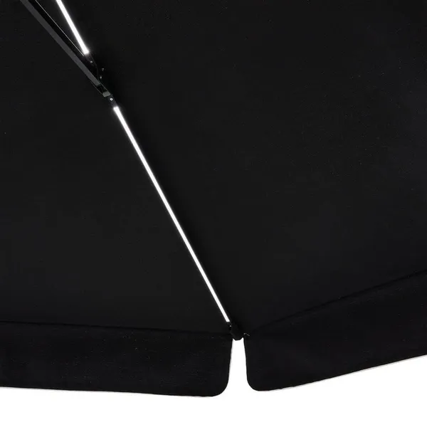 Offset 11FT Hanging Garden Umbrella UPF50+ Cantilever Polyester Crank Patio Outdoor OEM photo-4