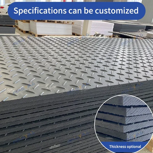 HDPE Heavy Duty Road Plate Construction Temporary Access Mat photo-3