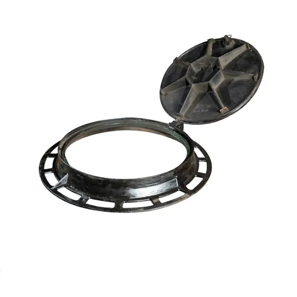 EN124 D400 E600 Heavy Duty Black Manhole Cover Ductile Cast Iron Customized Size Model 13 Parking Safety Road Facilities photo-5