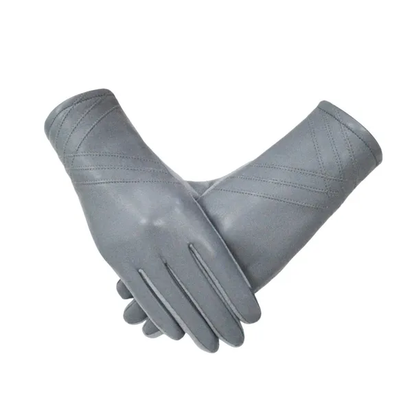 Hot Sale Classical Double Face Winte Leather Gloves photo-4