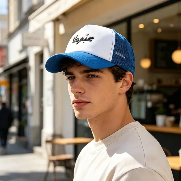 Caps Manufacturer Custom Mesh Trucker Cap With Embroidery Logo Foam Trucker Hats Adjustable Mesh Trucker Caps