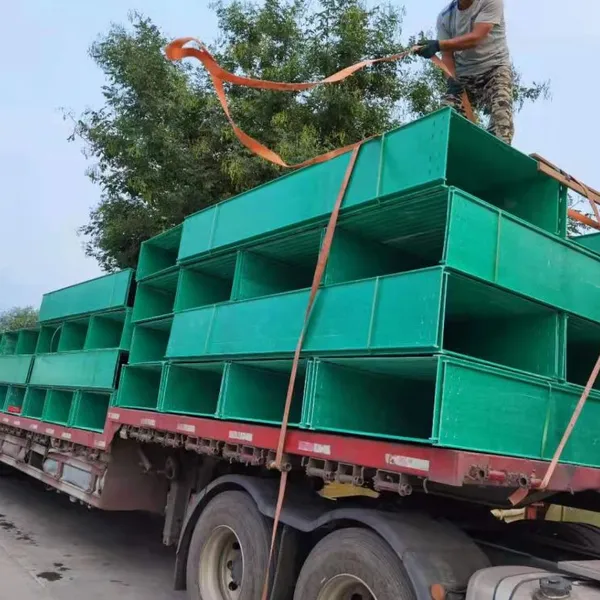 Waterproof Fiberglass Cable Tray and Support Tray for Outdoor Electrical Installations