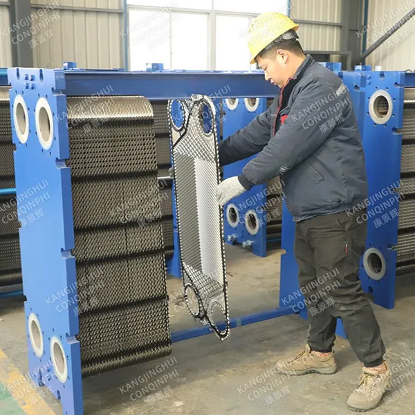 High Energy Efficiency Gasketed Plate Heat Exchanger, 316L Plates, 0.6mm Thickness, Max 200kW photo-3