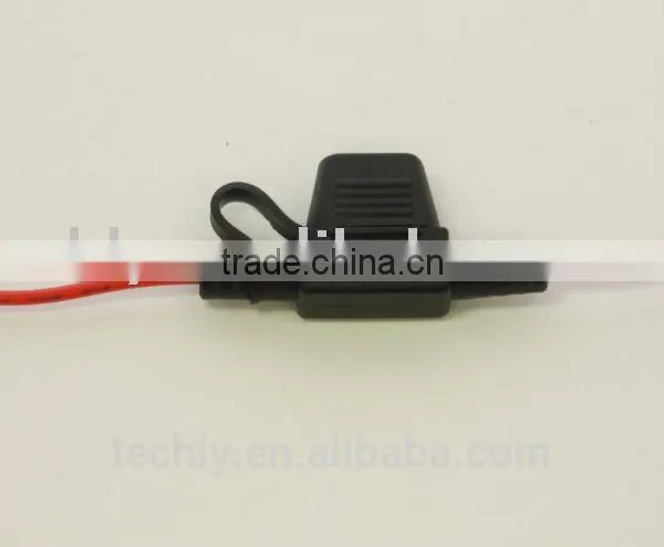 14AWG Twins of Cable With SAE Plug , Molding 40A Fuse Holder & Cover and 8.5mm Ring Terminal photo-2