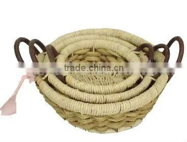 Handwoven Sea Grass Basket (S/3)