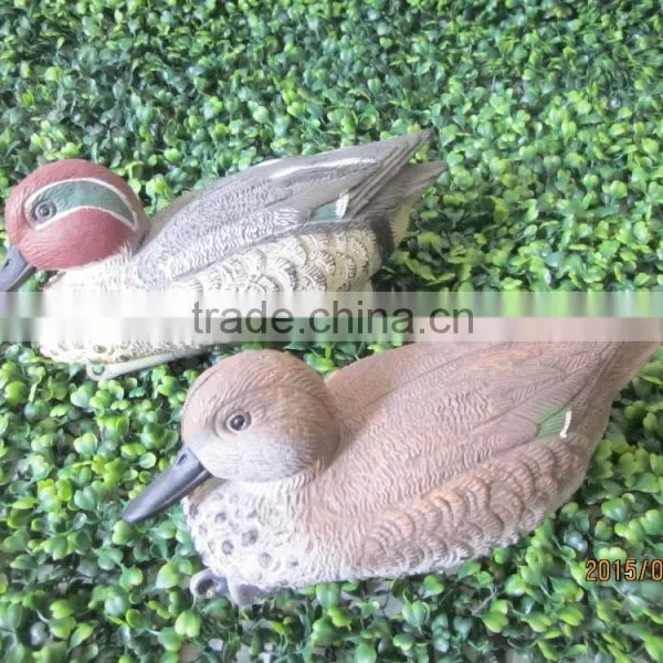 Plastic Hunting Teal Decoy ,duck ,female &male ,10.5" Waterfowl Sarcelle