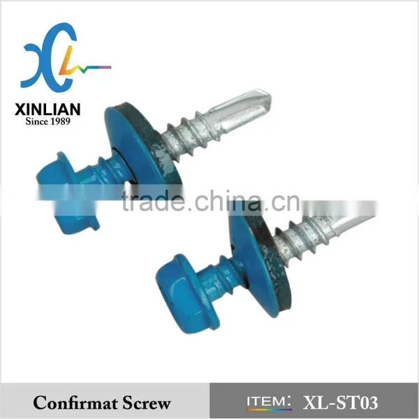 Hex Head Self Drilling Screw With EPDM Washer for Africa Market photo-3