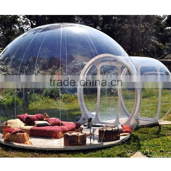Camping Clear Inflatable Lawn Tent Round Transparent Outdoor Inflatable Tent photo-3