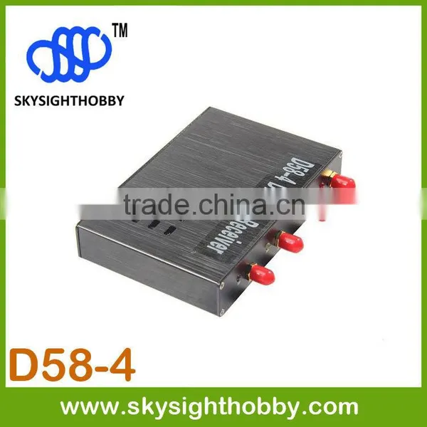 D58-4 FPV 5.8G 4CH Audio Video 5.8GHz Diversity Receiver 5.8ghz Wireless Video Transmitter Receiver