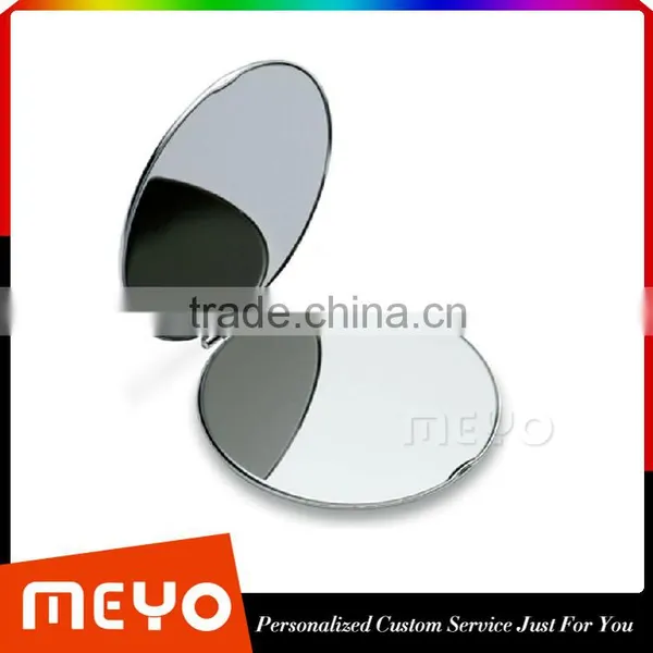 Classic Folding Metal Reflected Rounded Makeup Mirror photo-2