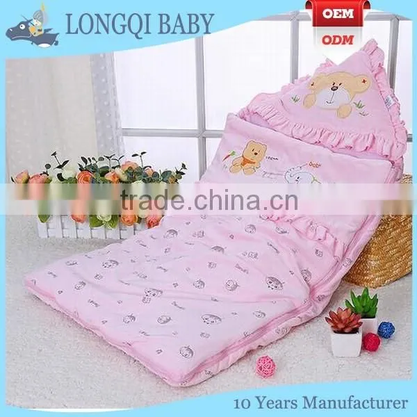 BB-LZ-025 OEM Cotton Washable Muslin Toddler Swaddle Blanket photo-2