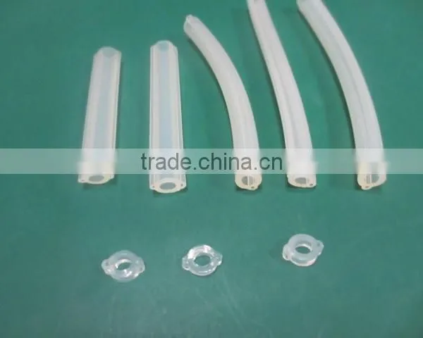 Food Grade FDA Dual Lumen Silicone Tubing /double Hole Silicone Tube photo-5