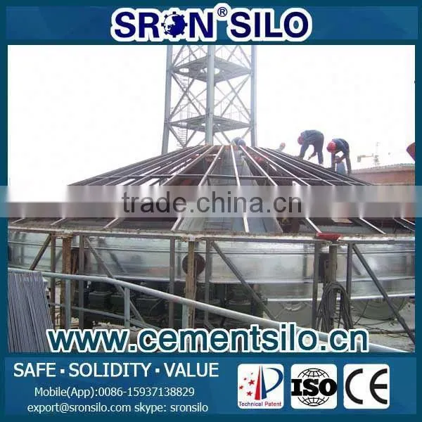 Cement Silo With Silo Stirring Agitator System Used for Cement Batching Plant photo-3