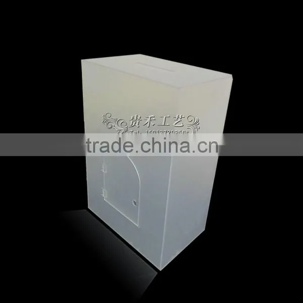 GH-RJ009 Newest Design Abrazine Acrylic Donation Box ,Acrylic Donation Box photo-5