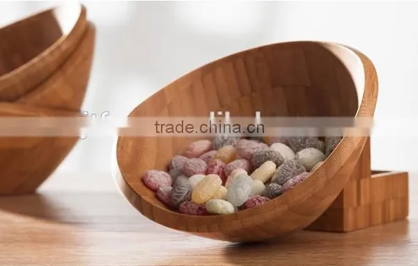 Glass Bowl,unique Fruit Bowl,Candy Bowl,Fruit Bowl,fashion Bamboo Bowl photo-3