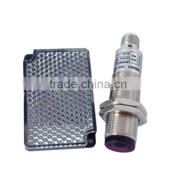 Photo Sensor Switch M18 With M12 Connector, Diffused Photoelectric Switch Sensor,Photocell Photoeye 50cm IBEST photo-3
