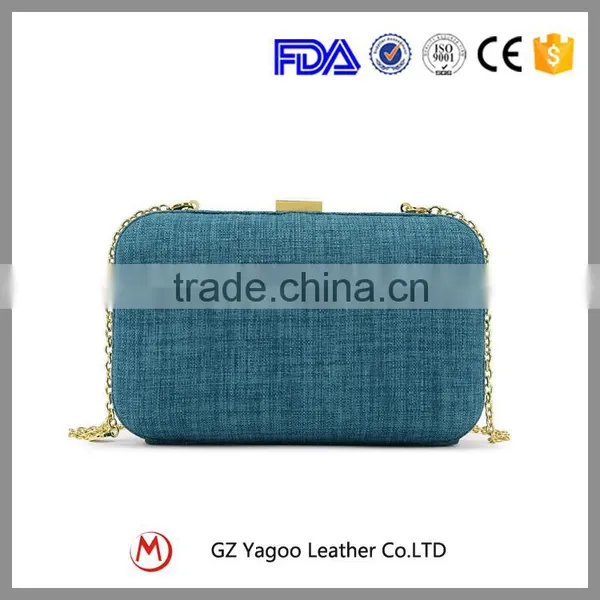 Factory Price Fashion Design Canvas Evening Clutch Bags for Ladies photo-5