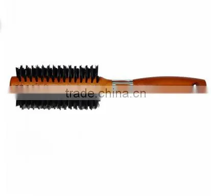 Round Wooden Hairbrush