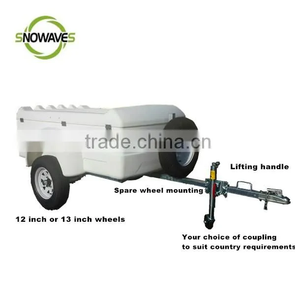 Trailer, Covered, Camping, Insulated, Travel,ABS TRAILER photo-2