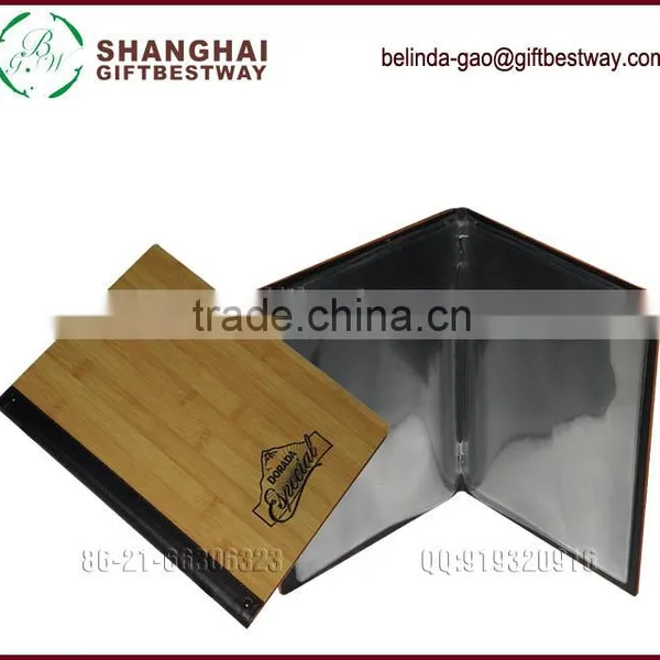 New Style Restaurant Wooden Menu Cover photo-4