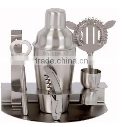 Custom Stainless Steel Cocktail Shaker,logo Printing Stainless Steel Bar Shaker photo-2
