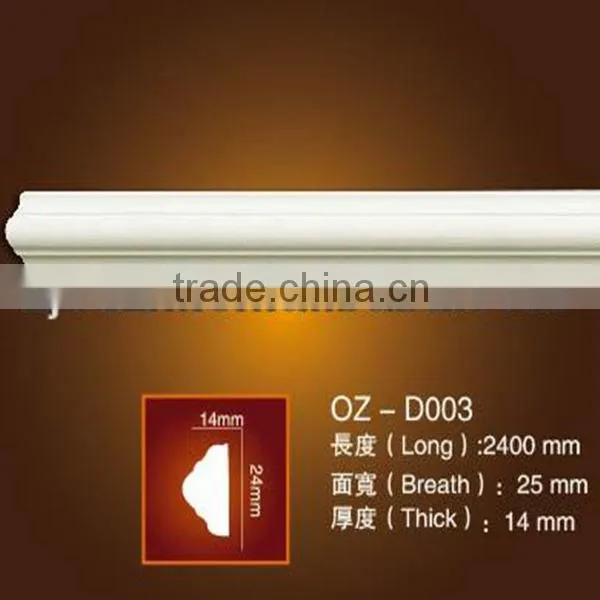 pu Gypsum Wall Ceiling Decoration Cornice