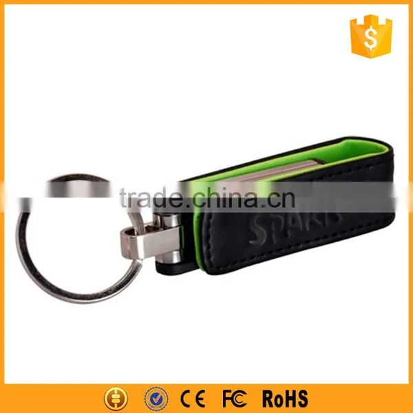 2016 Hot Sell Usb Flash Drive Leather and Metal Pendrive 8gb photo-5