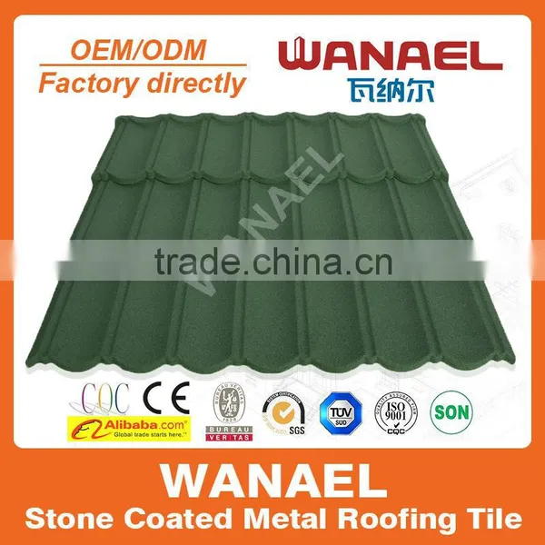Wanael 2014 Chinese Antique Roof With Aluminum-zinc Plated Steel Sheet and Colorful Stone Chips photo-6