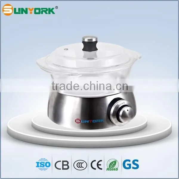 S-315A Mini Slow Cooker With 1.5L Glass Bowl