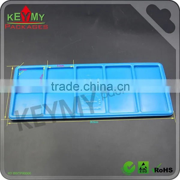 2.0mm Thick Blue PS Timer Blister Packaging Tray Manufacturer