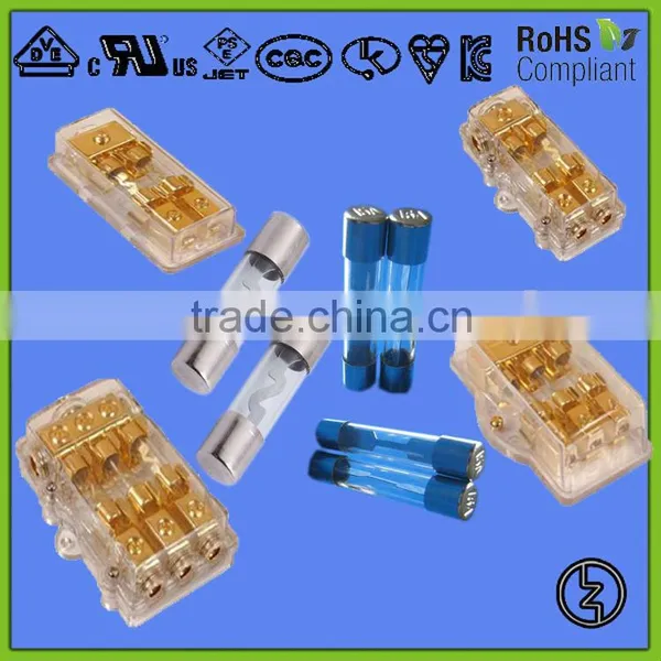 Glass Fuse Box for Auto Glass Tube Fuse