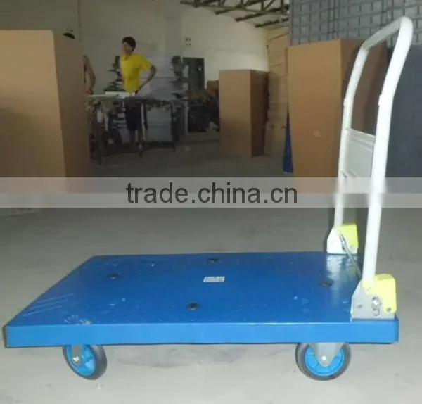 Plastic Flat Cart PH302 With Four Wheels photo-4