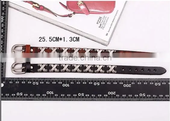 Simple Design Fashion Beauty Leather Bracelet Unisex Ancient Bracelet photo-4