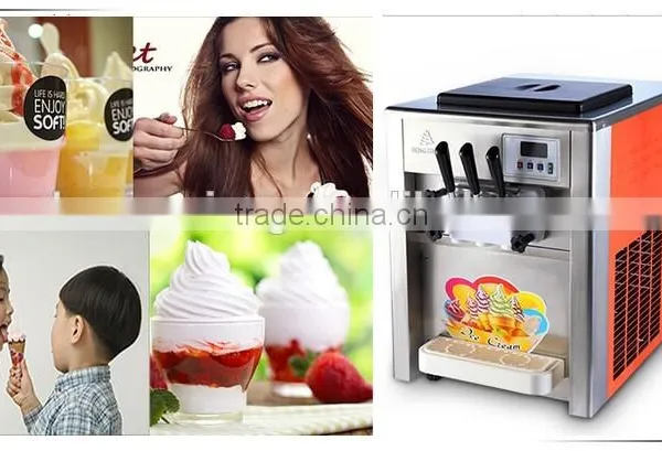 1.8KW Mini Soft Ice Cream Powder Mix Machine