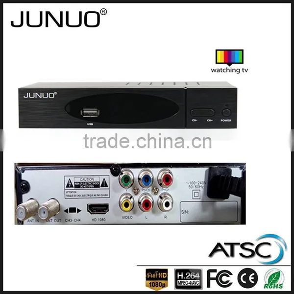 JUNUO Shenzhen Manufacture OEM Cheap Quality hd 1080p H.264 Mstar tv Tuner Mexico Digital tv Receiver ATSC photo-4