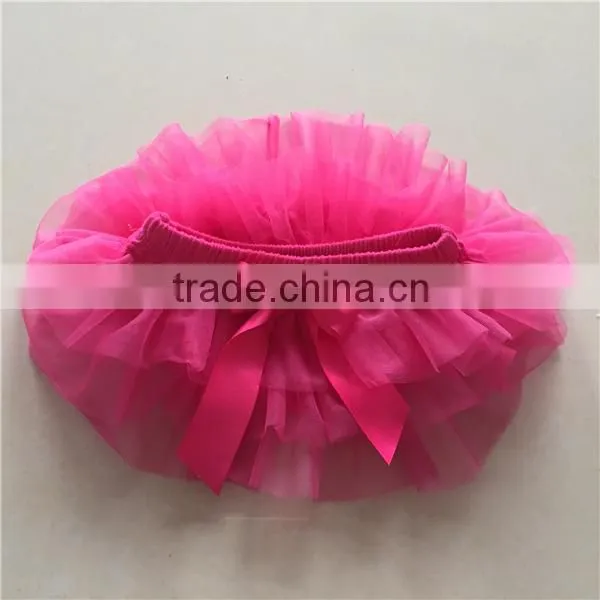 Infant Toddler Children Clothing Baby Bloomer Solid Ruffle Baby Bloomer photo-2
